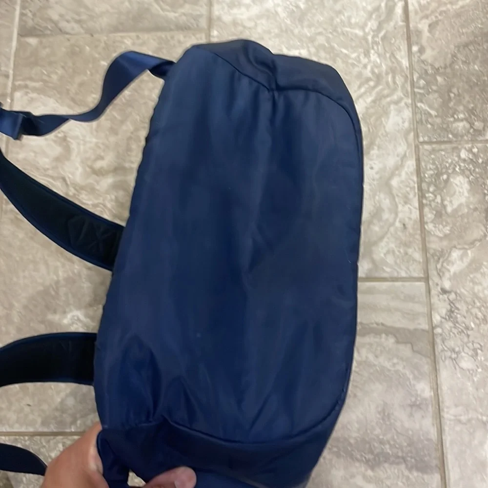 NIKE Auralux Backpack‎ Laptop Pocket Navy Blue with pink